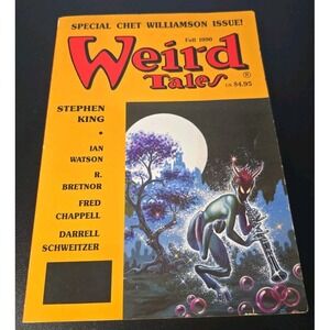 Weird Tales #298 Fall, 1990-Stephen King 'The Glass Floor"/Williamson Issue